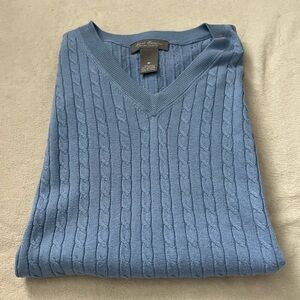 Daniel Cremieux Signature Collection Silk/Cotton/Cashmere Blend Sweater Vest